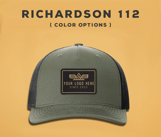 Custom Logo - Faux Leather Patch -  Richardson 112