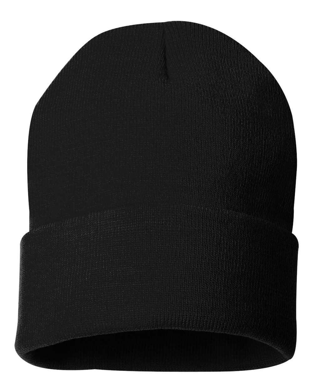 Custom Faux Leather Patch - Beanie